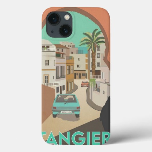 モロッコの美しい絵を描市の電話ケース Case-Mate iPhoneケース (裏面)