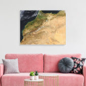 モロッコの衛星放送 キャンバスプリント (インサイチュ (リビング))