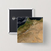 モロッコの衛星放送 缶バッジ (正面&裏面)