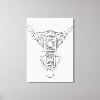 モロッコの部族プリントバーバー1 キャンバスプリント