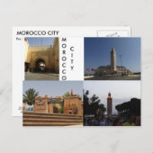 モロッコの都市 ポストカード (正面/裏面)