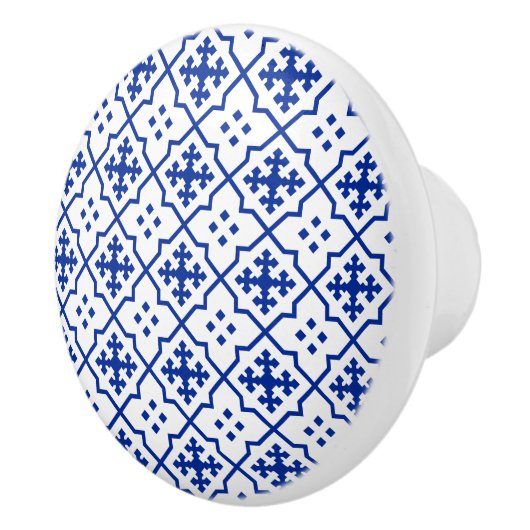 モロッコの青 セラミックノブ (右)