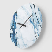 モロッコの青 ラージ壁時計 (傾斜)