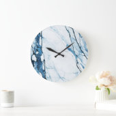 モロッコの青 ラージ壁時計 (ホーム)