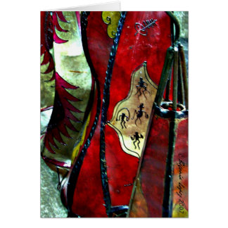 モロッコの革ランプ