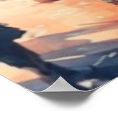 モロッコの食品市場 ポスター (角)