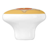 モロッコの黄金の色合い セラミックノブ (側面)