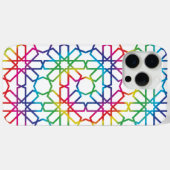 モロッコのZelligeパターンアート (Zelij) Case-Mate iPhoneケース (裏面 (横))