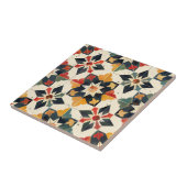 モロッコのZellij赤と緑 タイル (側面)