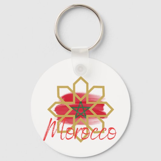 モロッコアドベンチャーキーチェーン キーホルダー (正面)