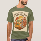 モロッコアフリカカップ2026 Tシャツ (正面)