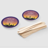 モロッコアラビアンナイト結婚式 プログラムハンドファン ハンドファン (組立なし)