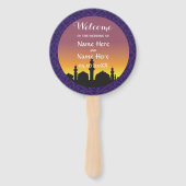 モロッコアラビアンナイト結婚式 プログラムハンドファン ハンドファン (正面)