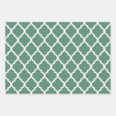 モロッコアラベスクスタイルプリント ラッピングペーパーシート (正面3)