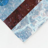 モロッコイタリアンパターン抽象付きヴィンテージタイル フリースブランケット (角)