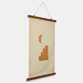 モロッコインスパイア 吊り下げ型タペストリー (傾斜あり)