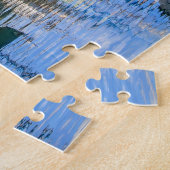 モロッコエッセイラカラフルの魚釣りボート ジグソーパズル (側面)