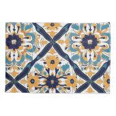 モロッコエレガントタイルスペインのパターン 枕カバー (裏面-左)