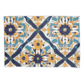 モロッコエレガントタイルスペインのパターン 枕カバー (正面左)