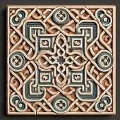 モロッコエレガントツェルリゲータイル – 複雑な地域 タイル