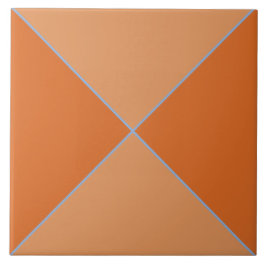 モロッコオレンジブルーとテラコッタダイヤモンドタイル タイル