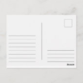 モロッコカサブランカモスクハッサン2イスラム ポストカード (裏面)