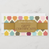 モロッコカラフルクローバーギフト証書 (正面)