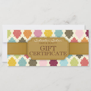 モロッコカラフルクローバーギフト証書