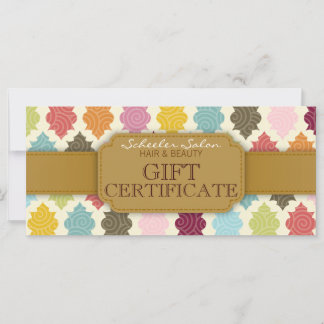 モロッコカラフルクローバーギフト証書