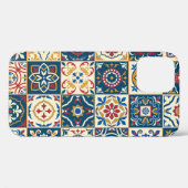 モロッコカラフルタイル、ゴージャスなシームレスなパターン Case-Mate iPhoneケース (裏面 (横))