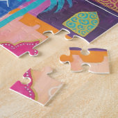 モロッコカラフルパズル-1001年夜 – アラビア夜 ジグソーパズル (側面)