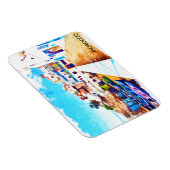 モロッコカラフル旅行水の色 マグネット (右側)