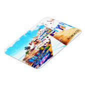 モロッコカラフル旅行水の色 マグネット (左側)