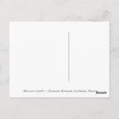 モロッコキャメルポストカード ポストカード (裏面)