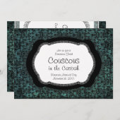 モロッコクスコスベリー踊りベドウィンテントパーティー 招待状 (正面/裏面)