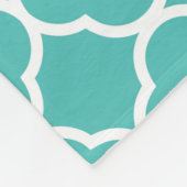 モロッコクワトレフォイル フリースブランケット (角)