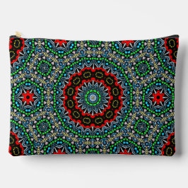 モロッコクールをテーマにしたマンダラパターン アクセサリーポーチ