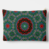 モロッコクールをテーマにしたマンダラパターン アクセサリーポーチ (裏面)