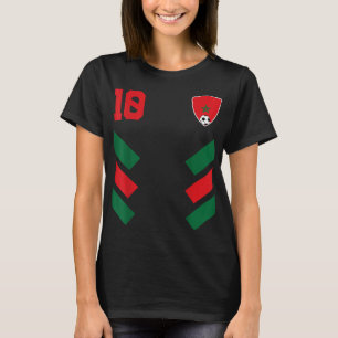 モロッコサッカージャージーモロッコサッカーモロッコ Tシャツ