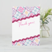 モロッコシックな輝モダンき サンキューカード (スタンド正面)