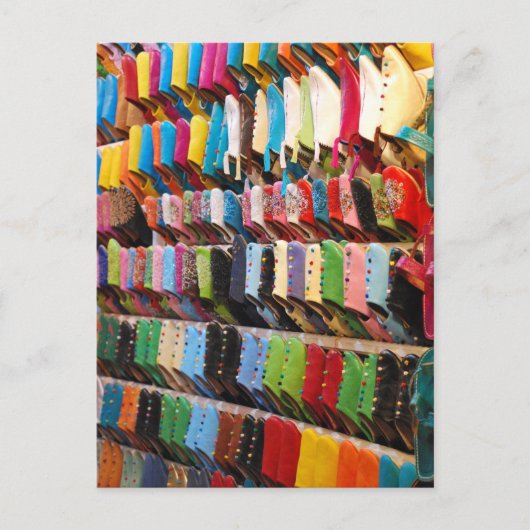 モロッコシューズ ポストカード (正面)