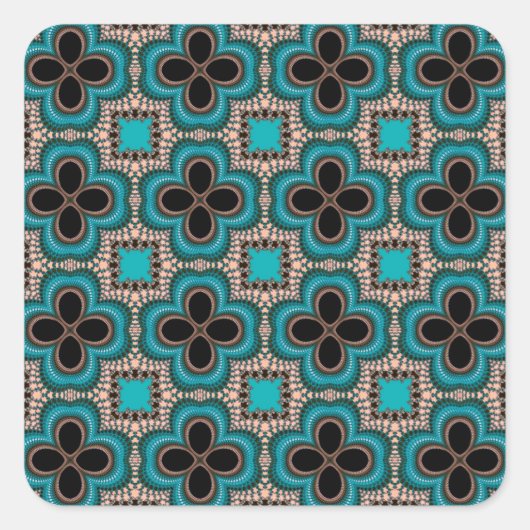 モロッコスタイルのシール スクエアシール (正面)