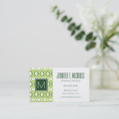 モロッコスタイルパターン 名刺 (スタンド正面)