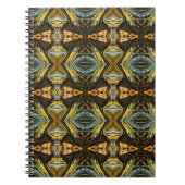 モロッコスタイル大理石で液体色 ノートブック (正面)