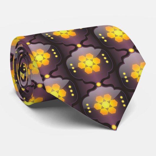 モロッコスタイル幾何学的タイ ネクタイ (ロール)