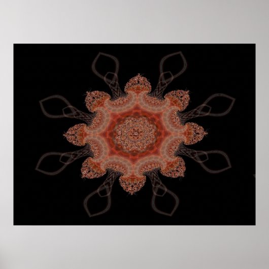 モロッコスタープリント ポスター (正面)