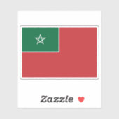 モロッコスペインの国旗の保護領（1937年～1956年） シール (シート)