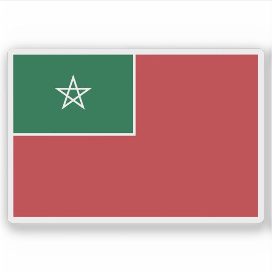 モロッコスペインの国旗の保護領（1937年～1956年） シール (正面)