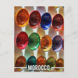 モロッコセラミックプレート ポストカード