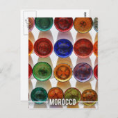 モロッコセラミックプレート ポストカード (正面/裏面)